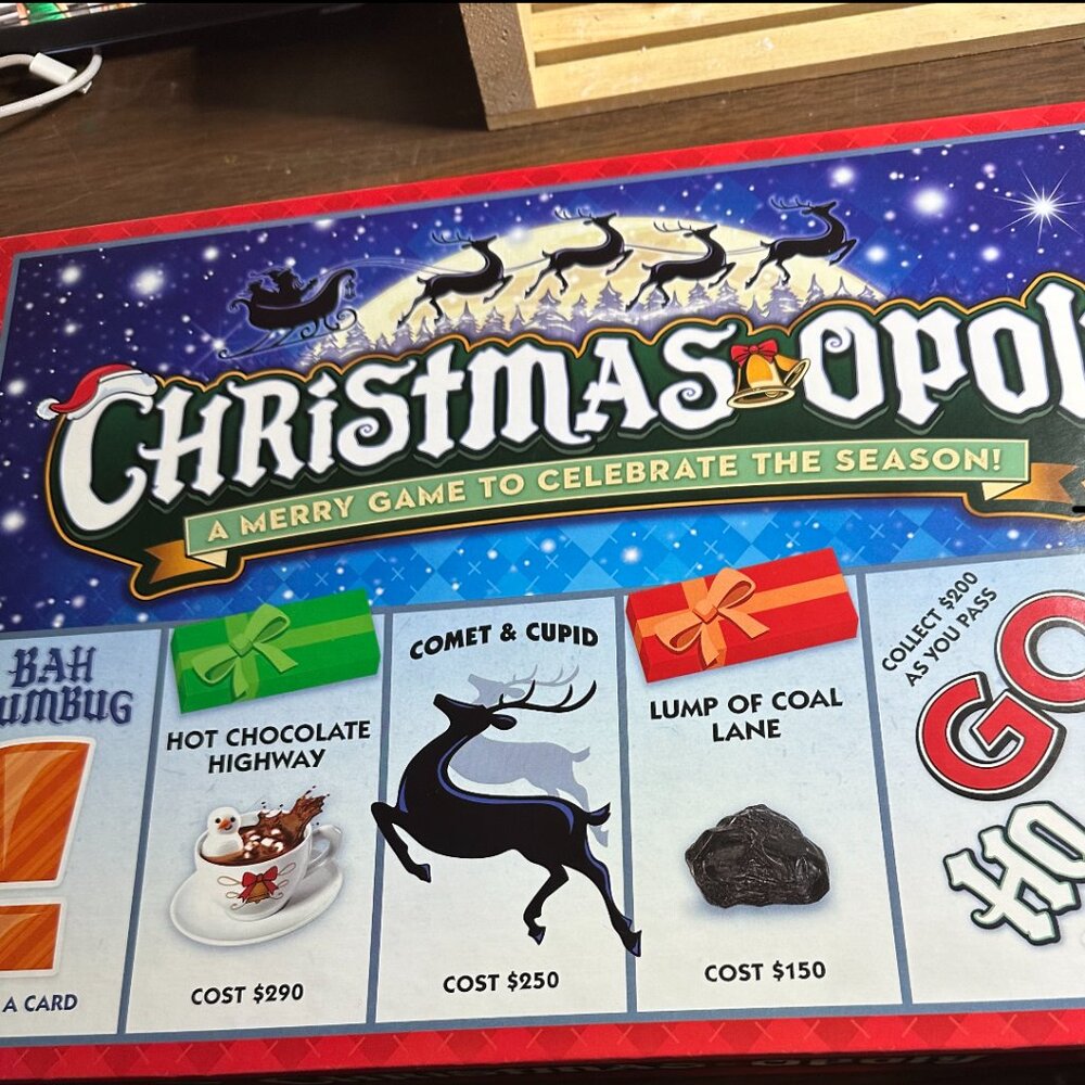 Christmas-opoly board game for the Holidays! Family Fame Night - Picture 8 of 8